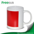 11OZ black patch digital magic ceramic coffee mug sublimation mugs wholesale